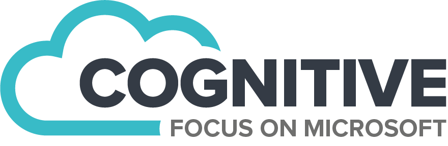 Cognitive – Focus on Microsoft logo